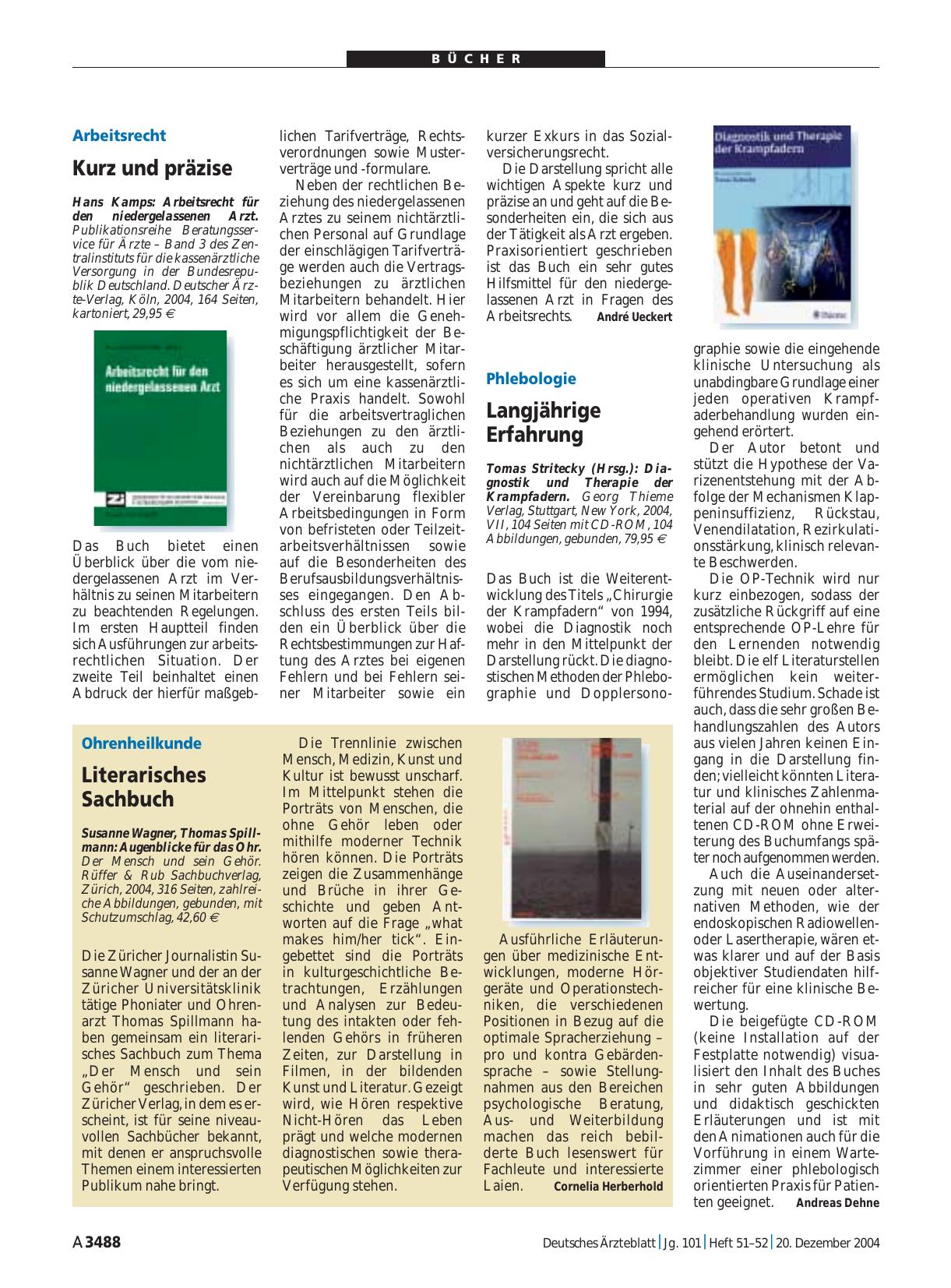 Vorschauseite 1: Arbeitsrecht für den niedergelassenen Arzt