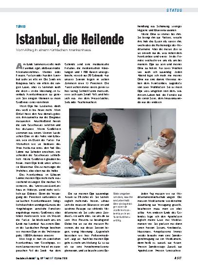 Vorschauseite 1: Türkei: Istanbul, die Heilende