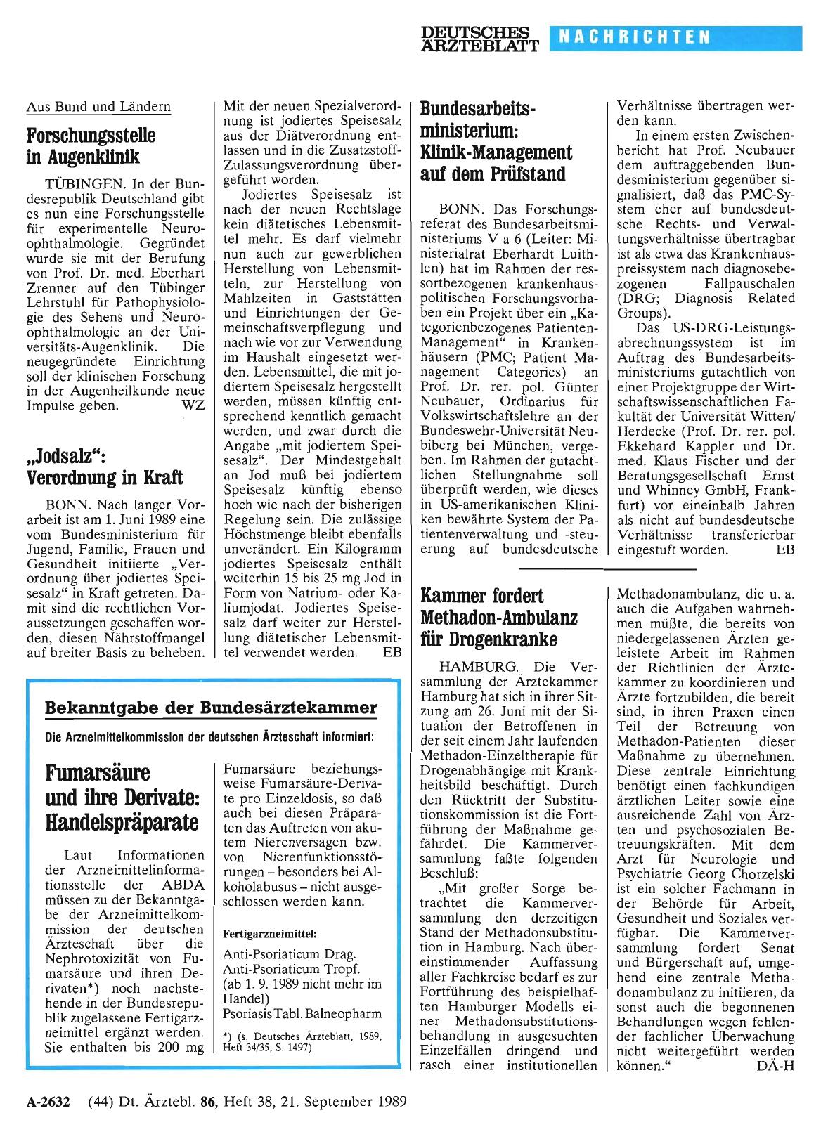 Vorschauseite 1: Fumarsäure und ihre Derivate: Handelspräparate