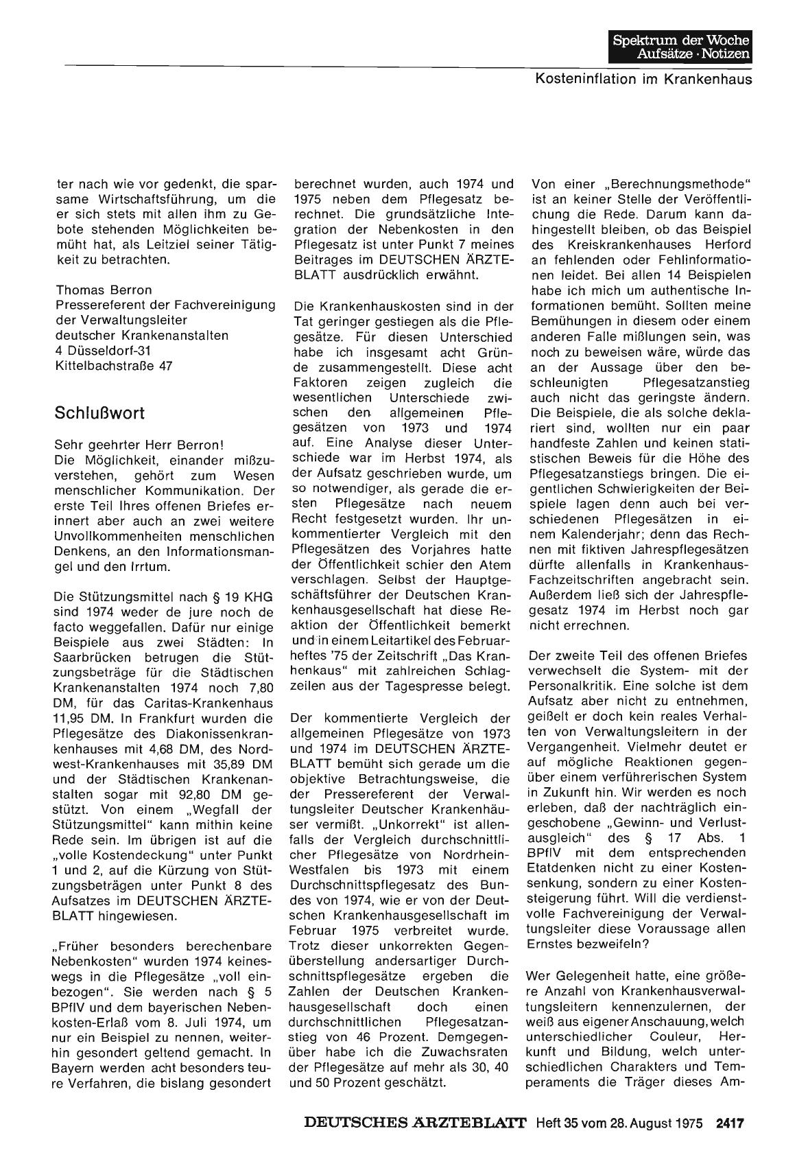 Vorschauseite 1: Schlußwort