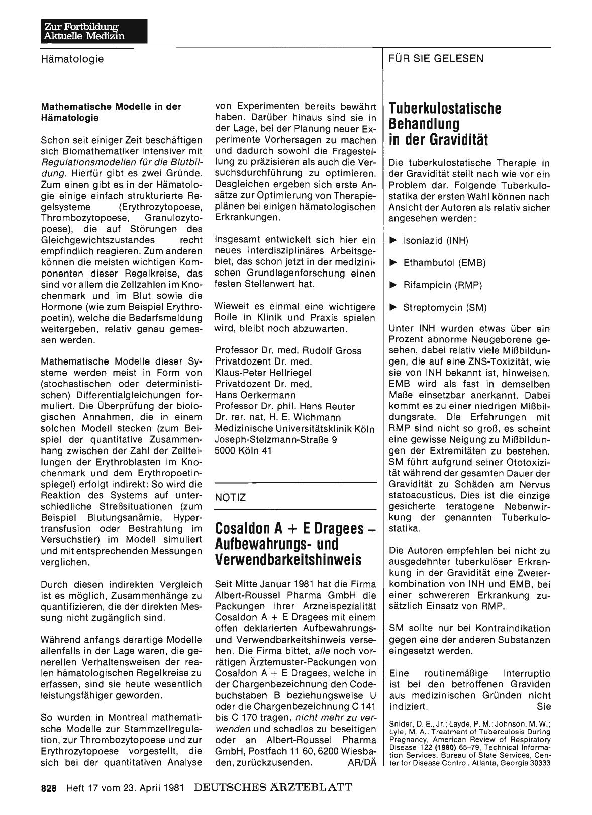 Vorschauseite 1: Cosaldon A + E DrageesAufbewahrungsund Verwendbarkeilshinweis
