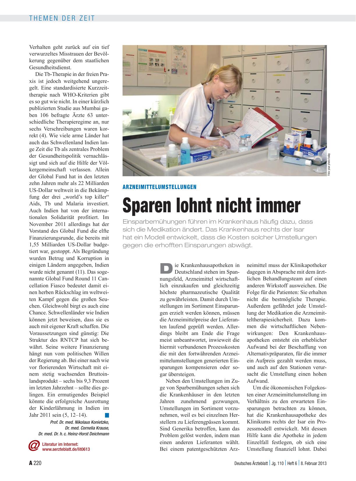 Vorschauseite 1: Arzneimittelumstellungen: Sparen lohnt nicht immer