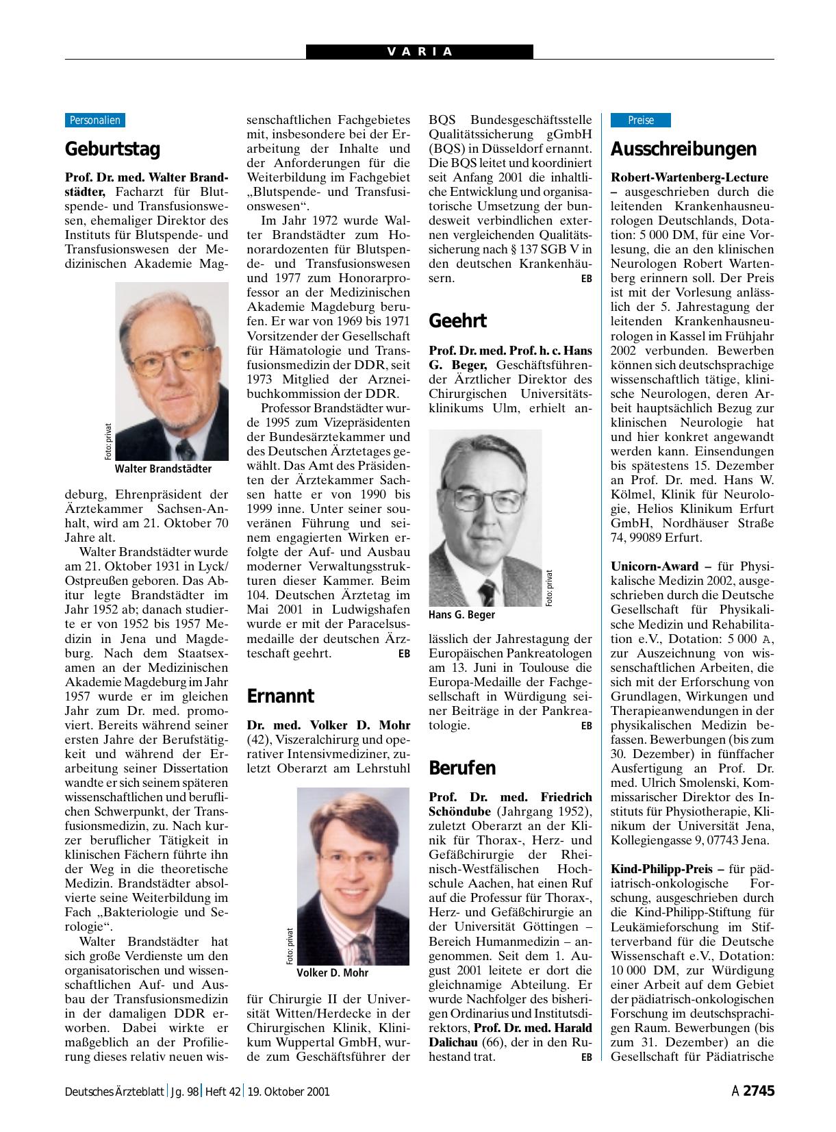 Vorschauseite 1: Berufen