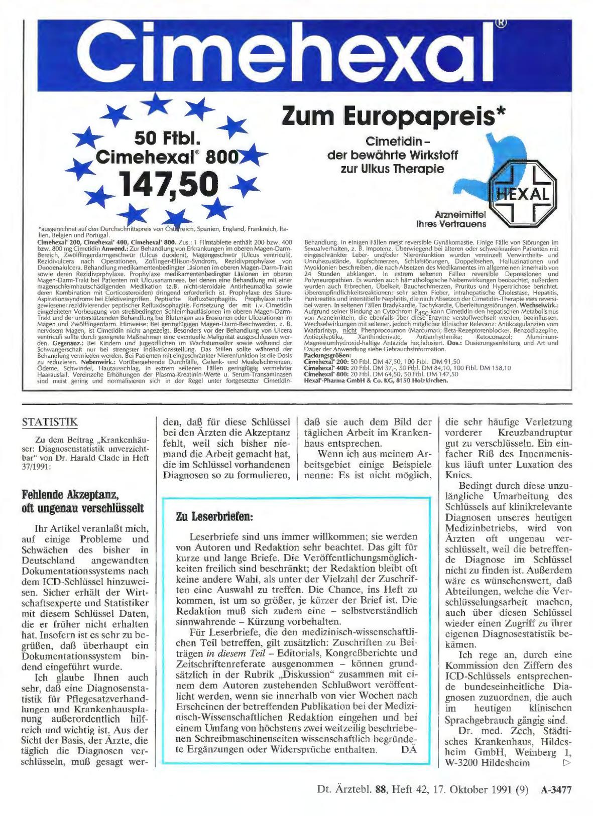 Vorschauseite 1: STATISTIK: Fehlende Akzeptanz, oft ungenau verschlüsselt