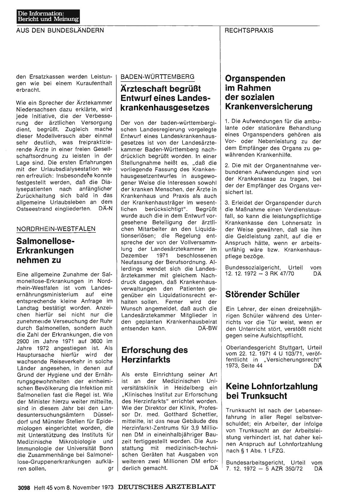 Vorschauseite 1: Keine Lohnfortzahlung bei Trunksucht