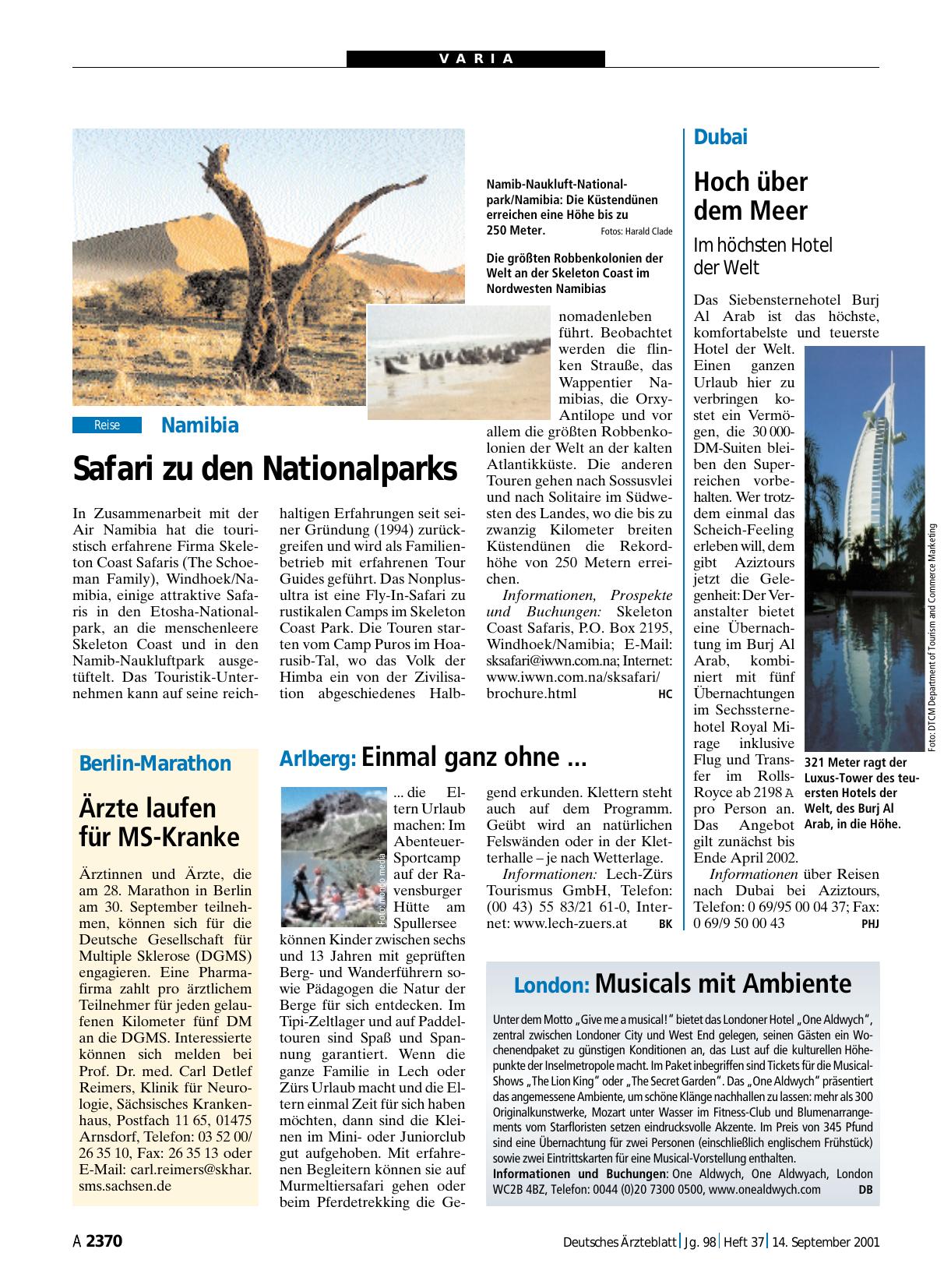 Vorschauseite 1: Arlberg: Einmal ganz ohne. ..