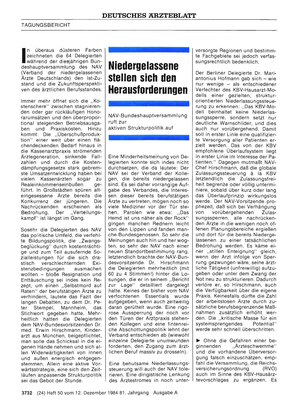 Vorschauseite 1: Niedergelassene stellen sich den Herausforderungen