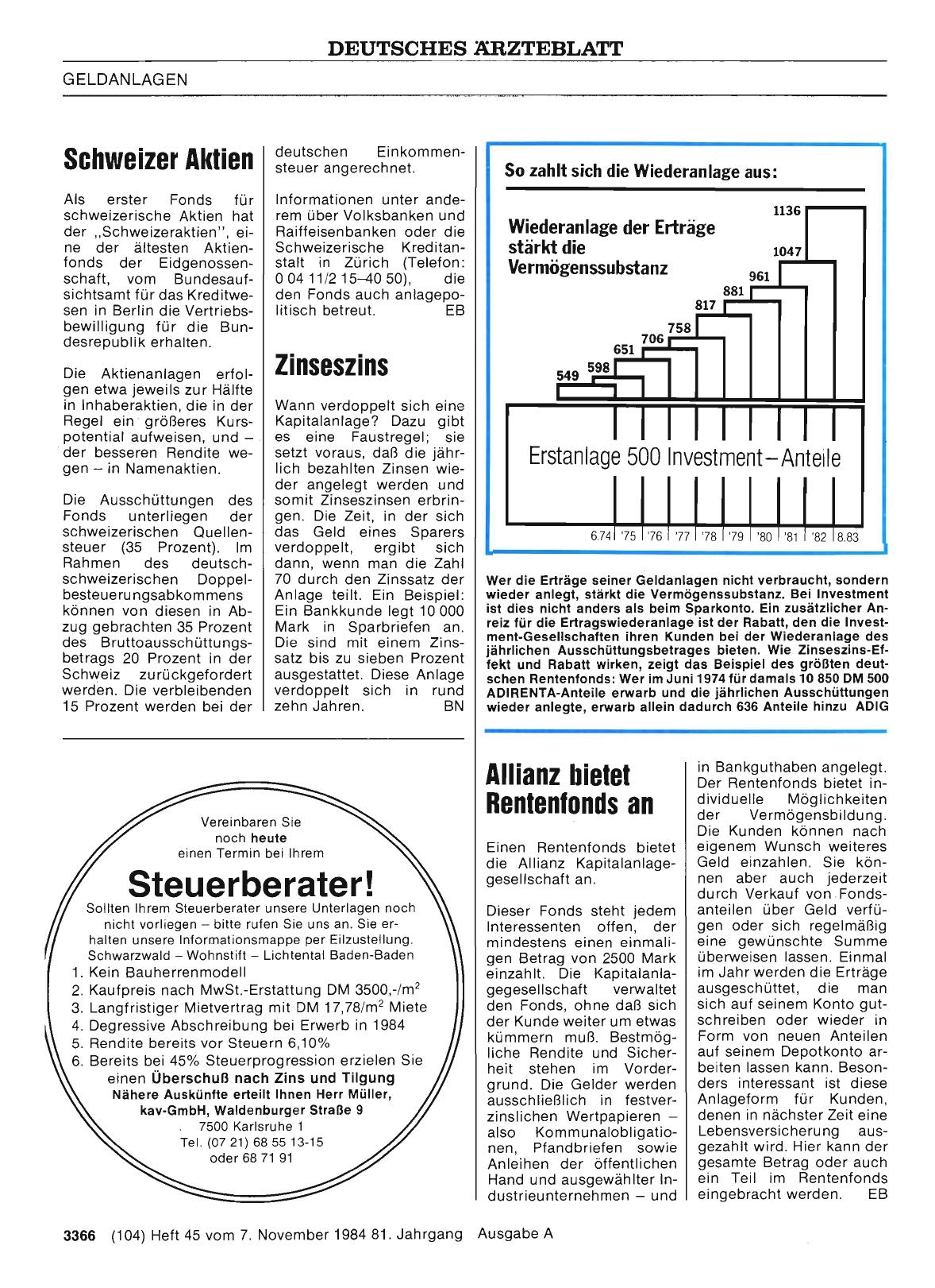 Vorschauseite 1: Schweizer Aktien