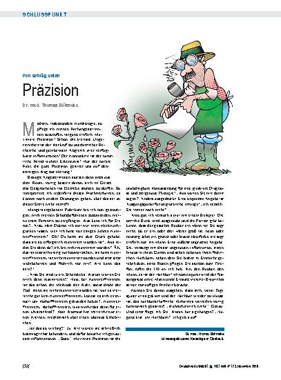 Vorschauseite 1: Von schräg unten: Präzision