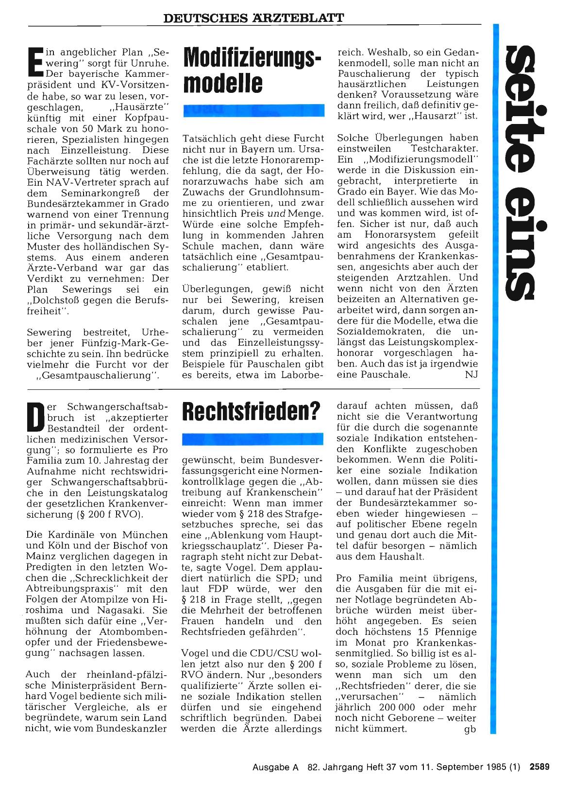 Vorschauseite 1: Rechtsfrieden?