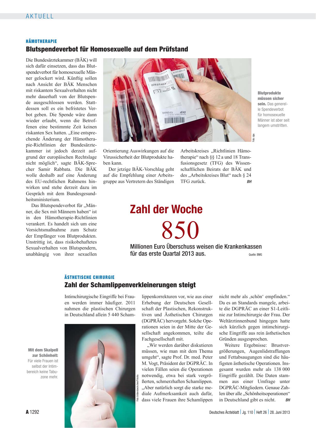 Vorschauseite 1: Zahl der Woche 850