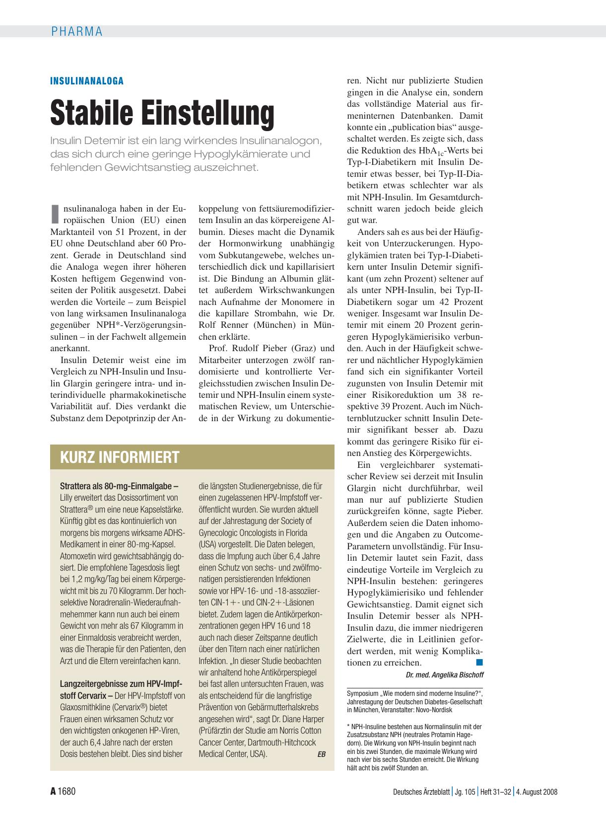 Vorschauseite 1: Kurz informiert