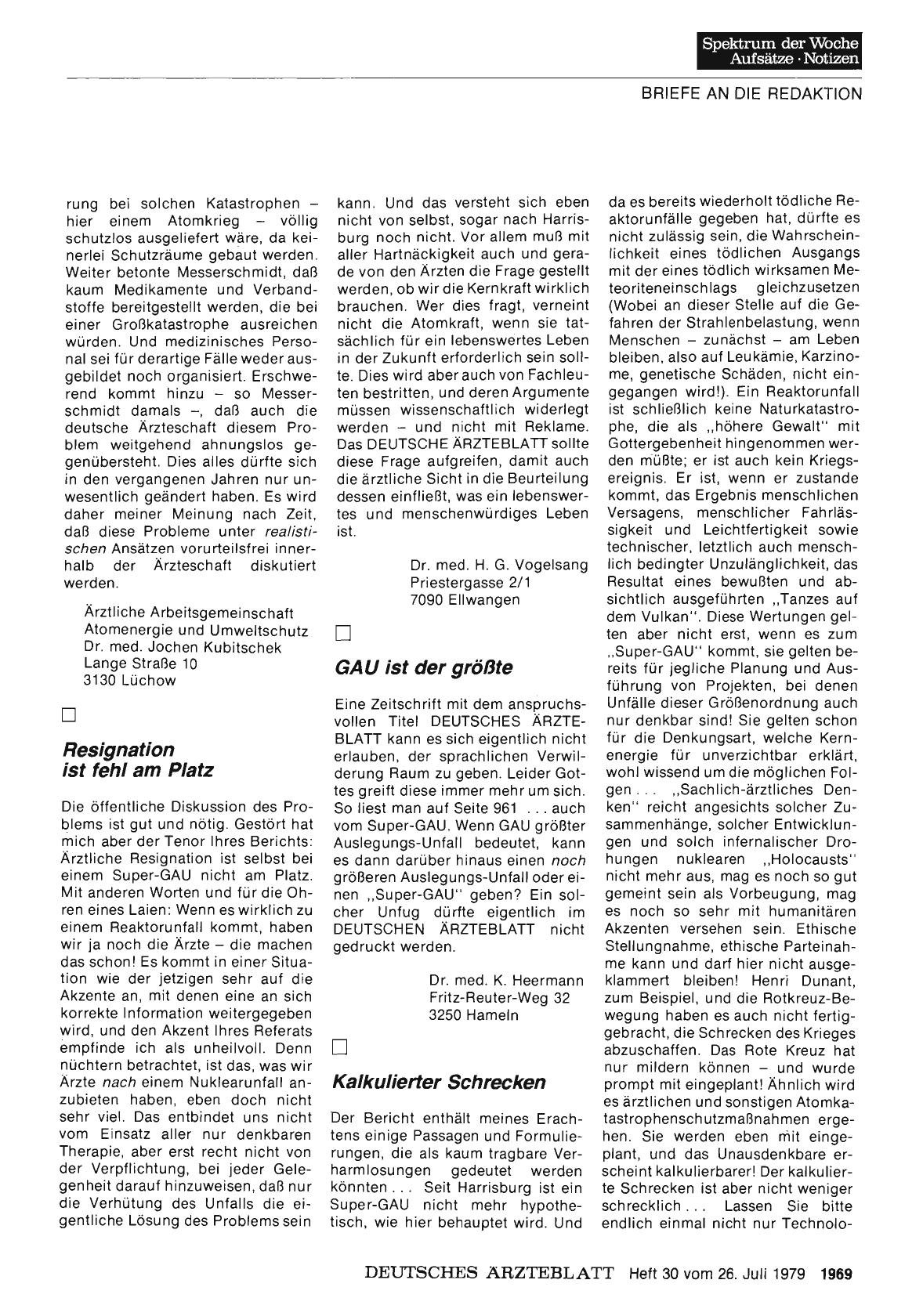 Vorschauseite 1: REAKTORUNFÄLLE: GAU ist der größte
