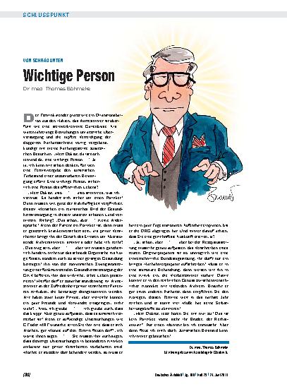 Vorschauseite 1: Von schräg unten: Wichtige Person
