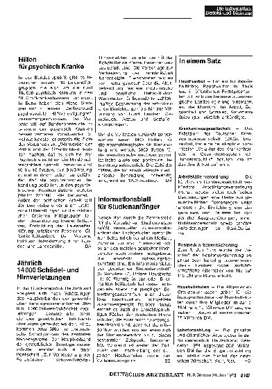 Vorschauseite 1: Hilfen für psychisch Kranke