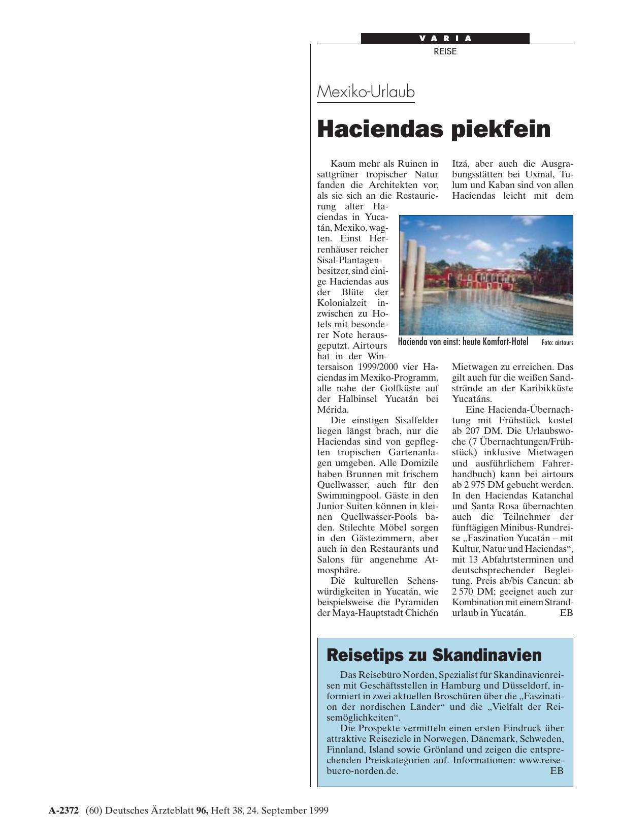 Vorschauseite 1: Reisetips zu Skandinavien
