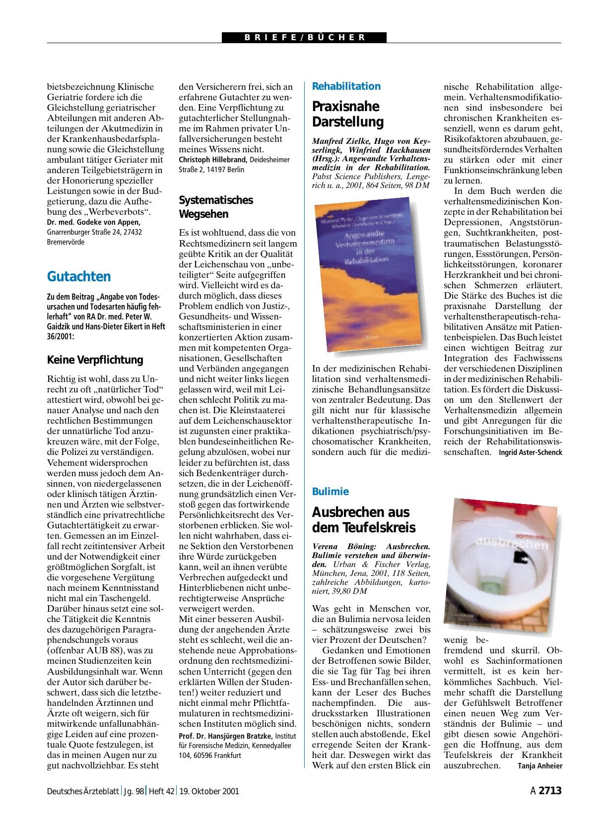 Vorschauseite 1: Gutachten: Systematisches Wegsehen