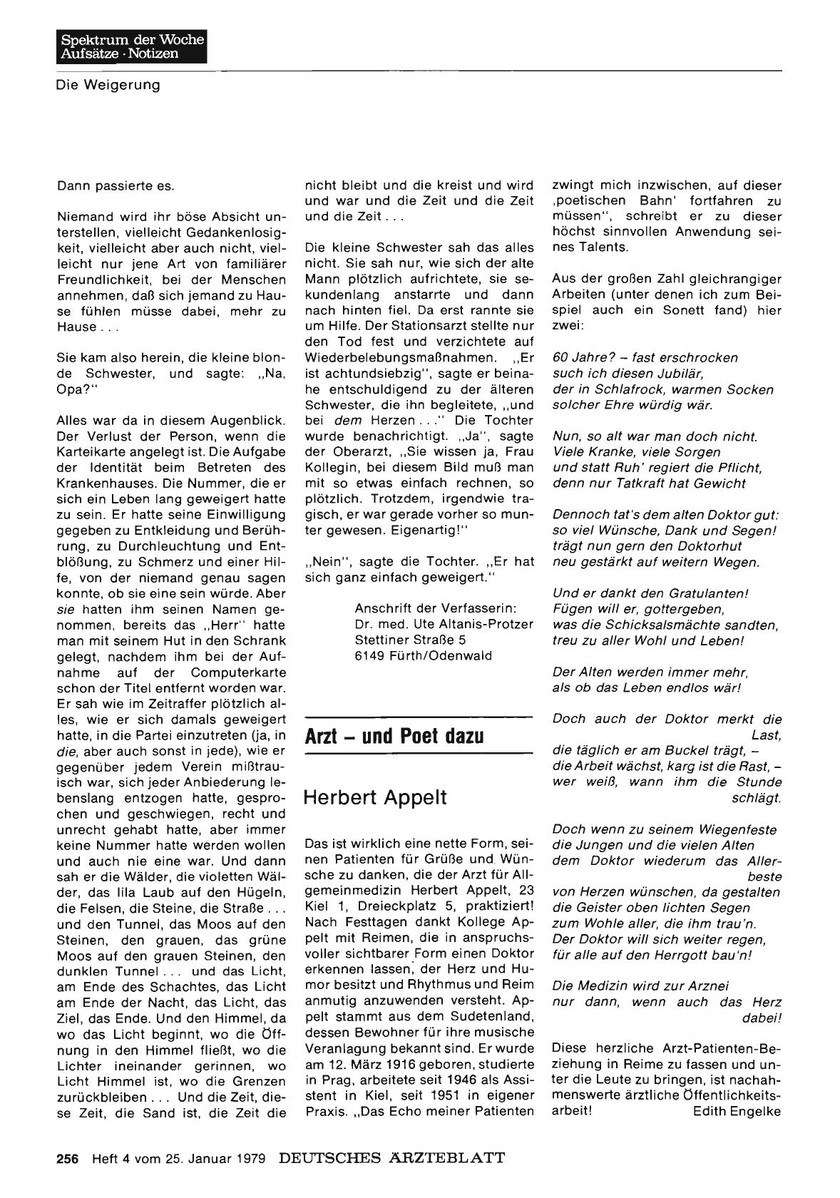 Vorschauseite 1: Herbert Appelt