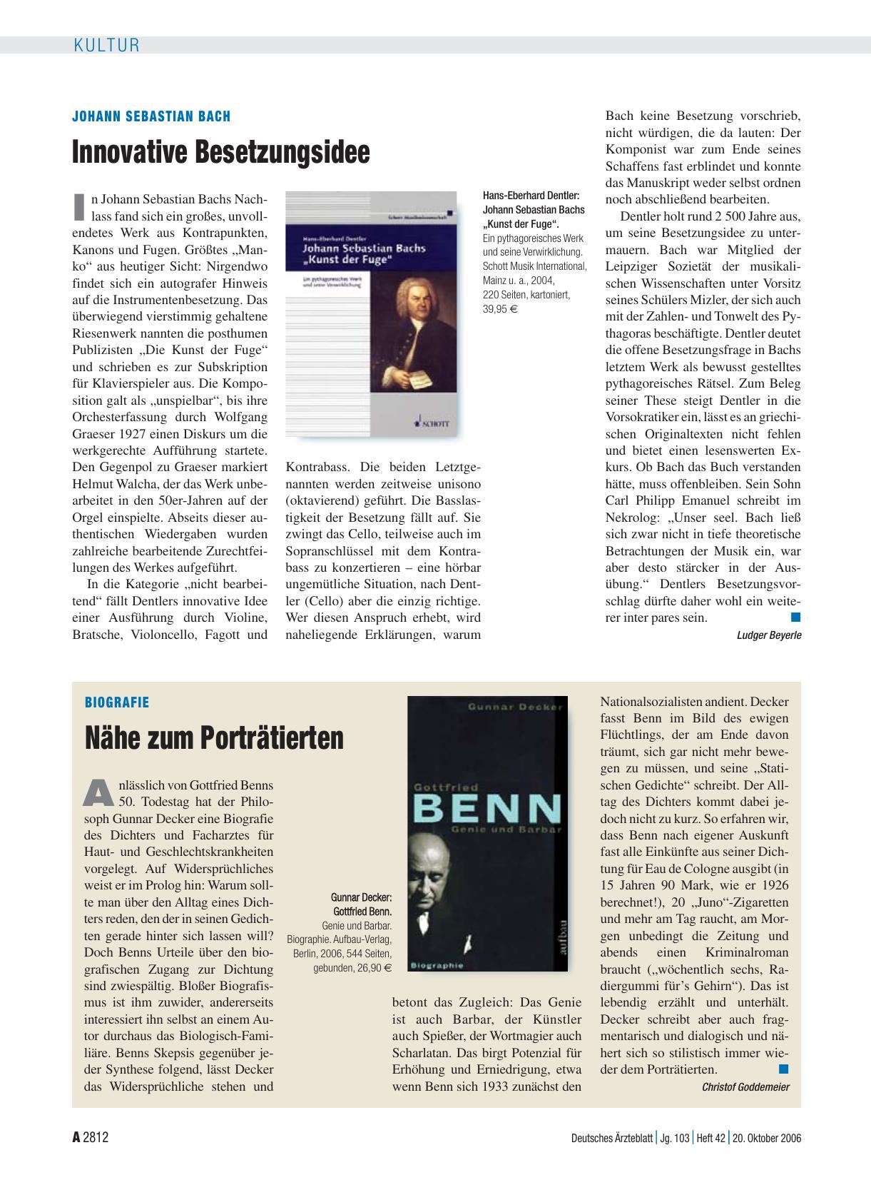 Vorschauseite 1: Biografie: Nähe zum Porträtierten