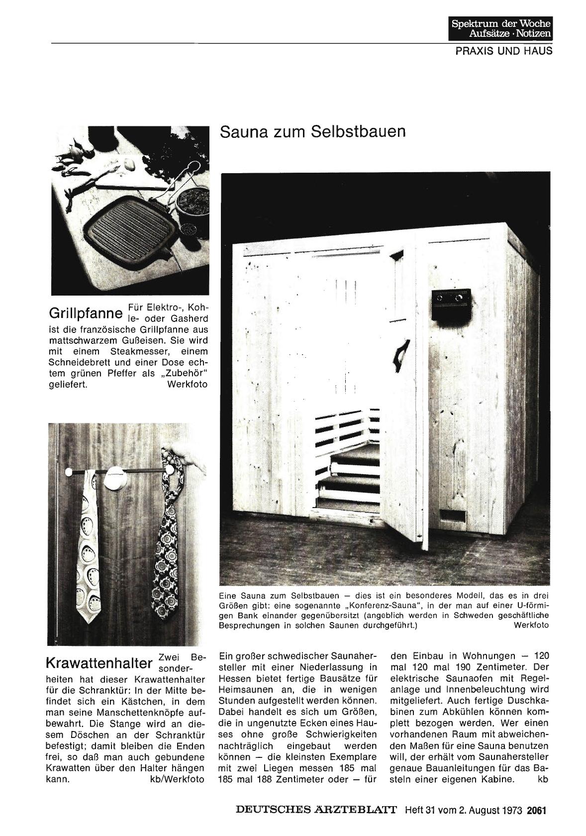 Vorschauseite 1: Sauna zum Selbstbauen
