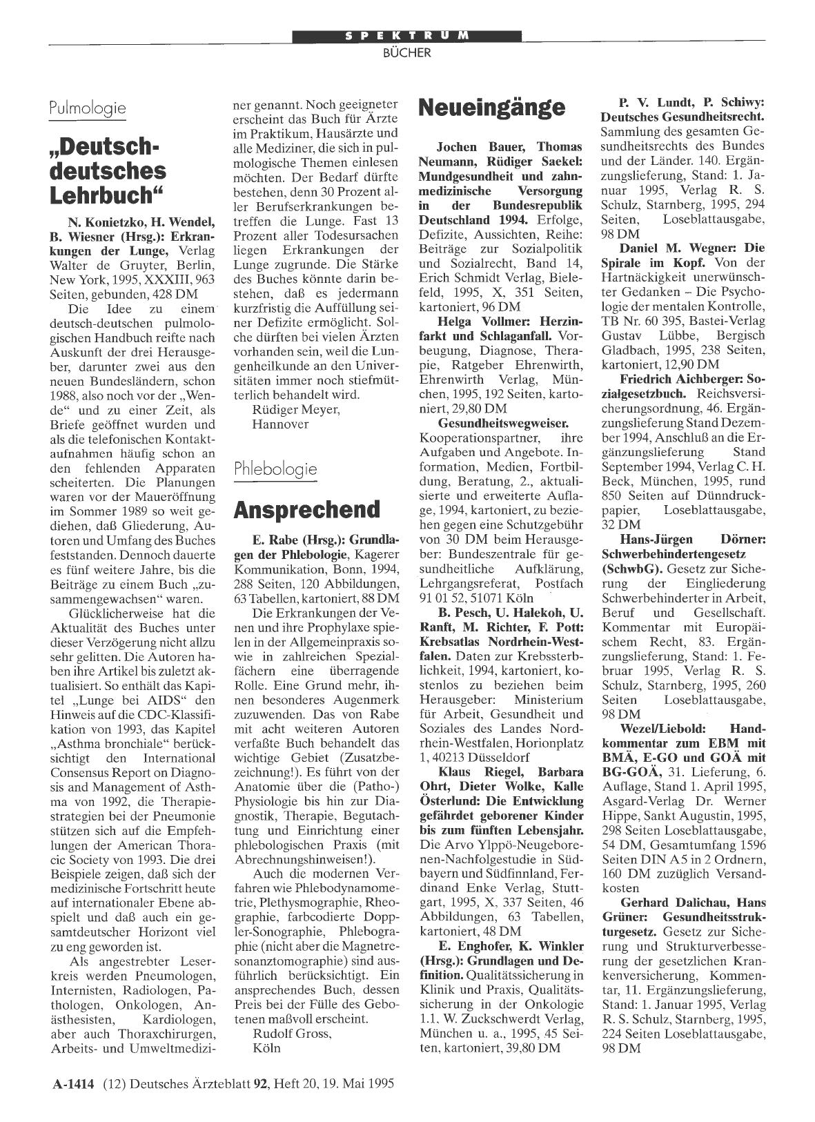 Vorschauseite 1: Pulmologie: „Deutsch-deutsches Lehrbuch“