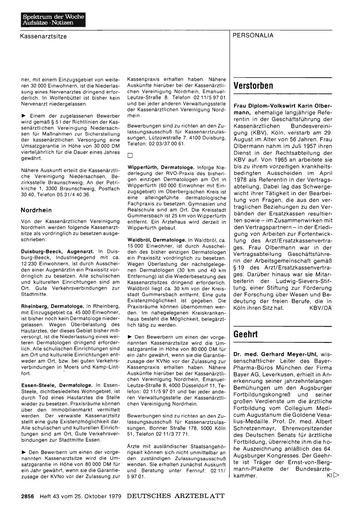 Vorschauseite 1: Geehrt