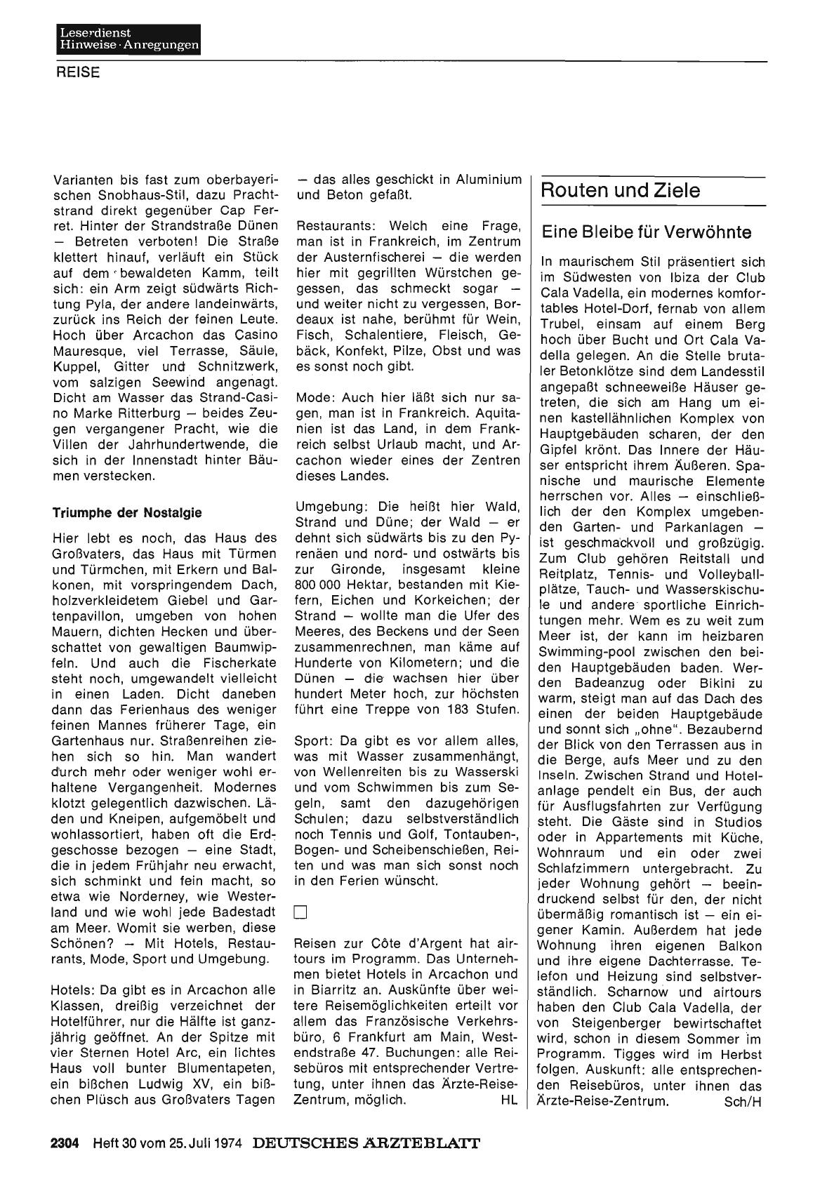 Vorschauseite 1: Routen und Ziele