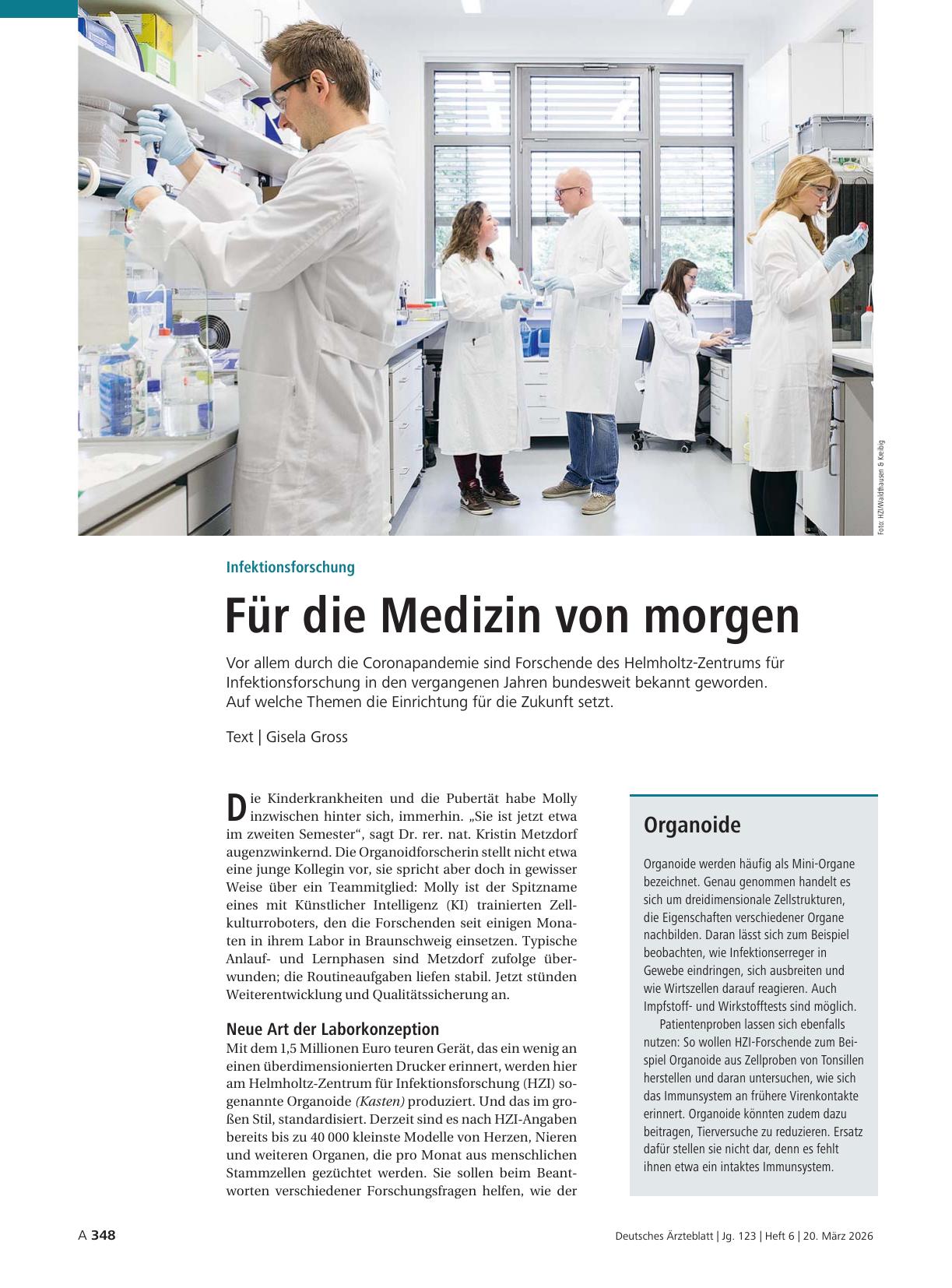 Vorschauseite 1: Infektionsforschung: Für die Medizin von morgen