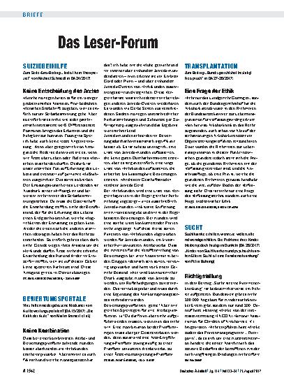 Vorschauseite 1: Sucht: Richtigstellung