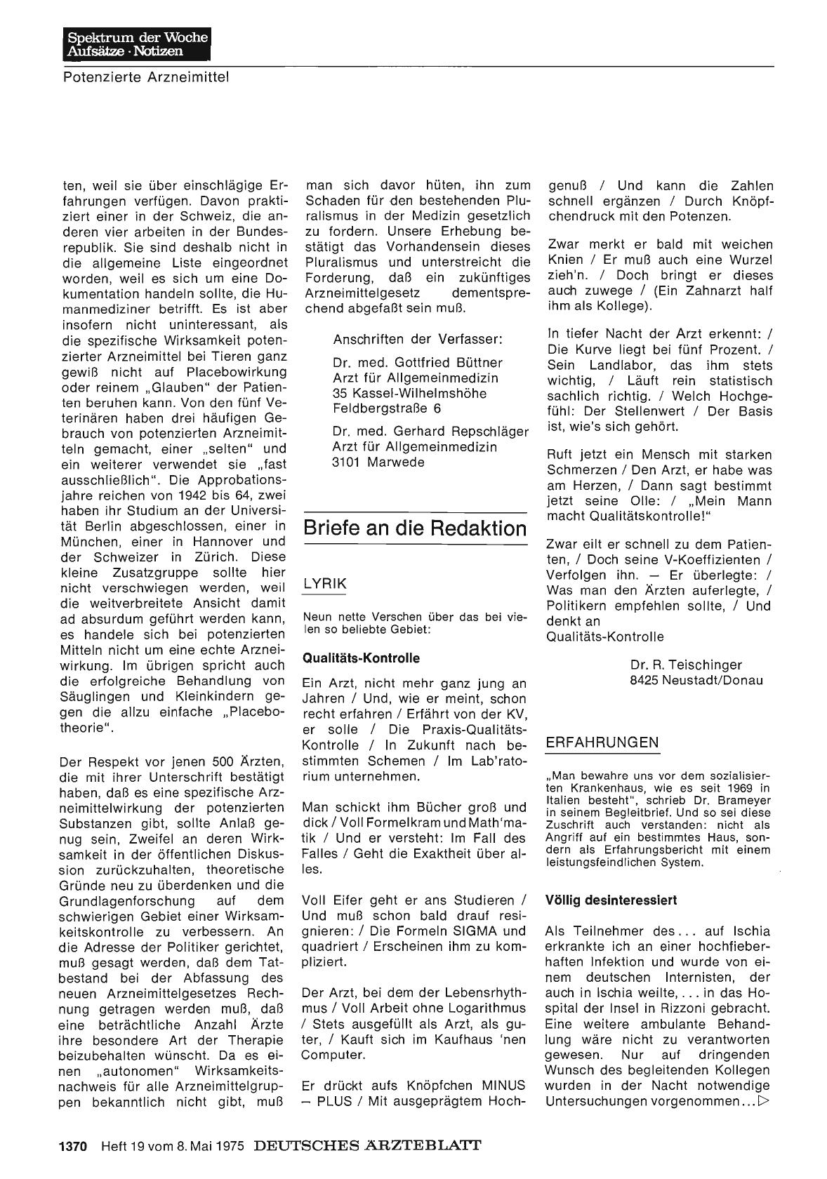 Vorschauseite 1: LYRIK: Qualitäts-Kontrolle