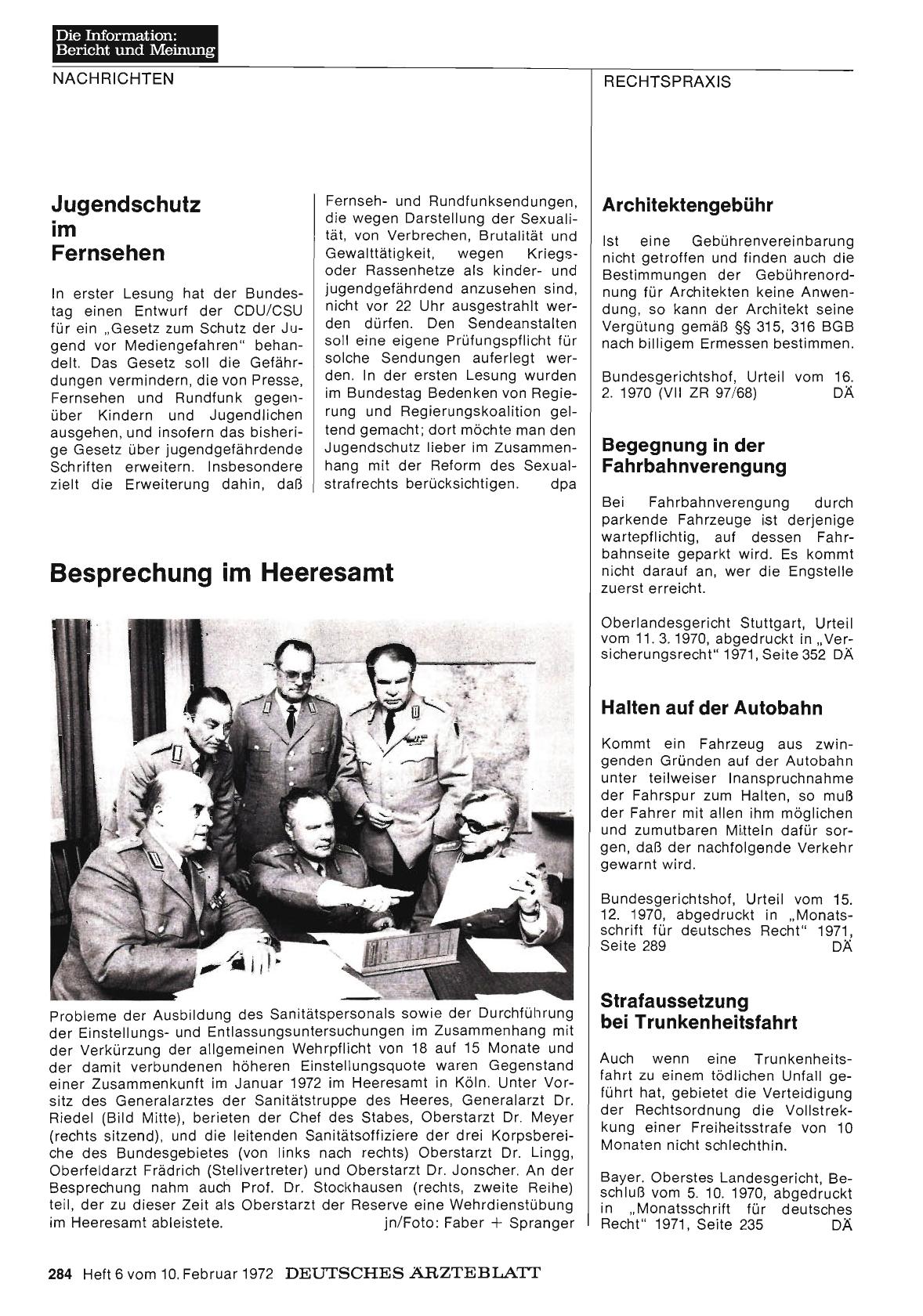 Vorschauseite 1: Besprechung im Heeresamt