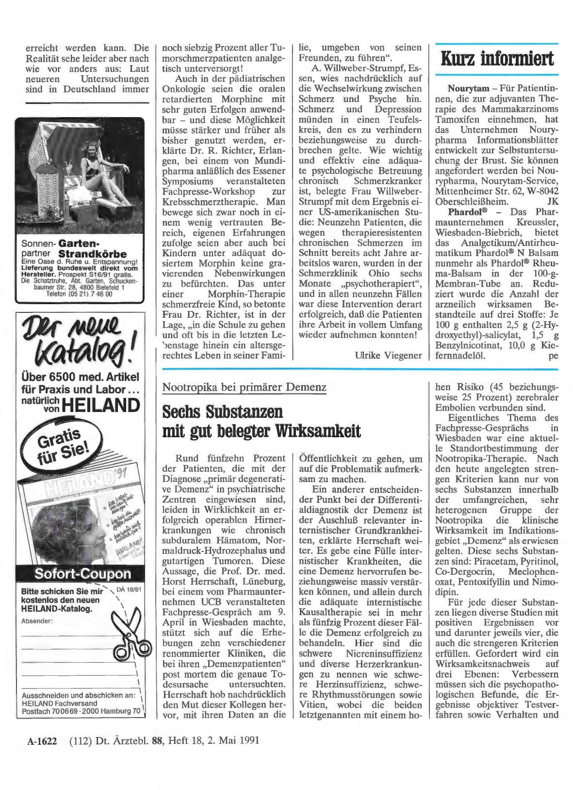 Vorschauseite 1: Kurz informiert