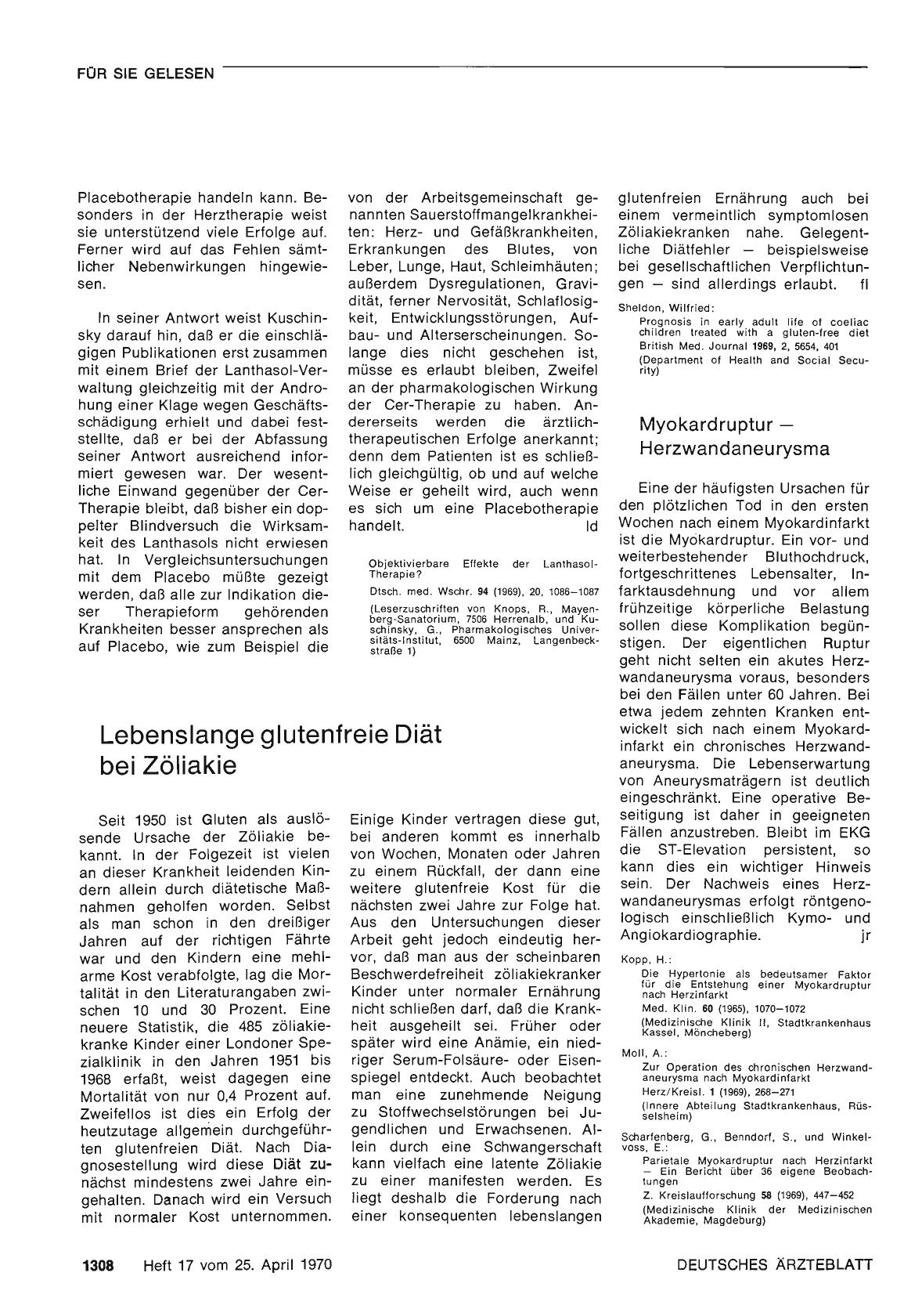 Vorschauseite 1: Myokardruptur — Herzwandaneurysma