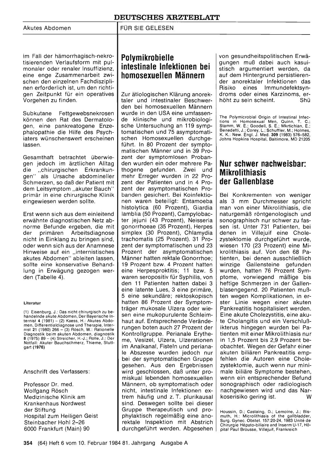Vorschauseite 1: Nur schwer nachweisbar: Mikrolithiasis der Gallenblase