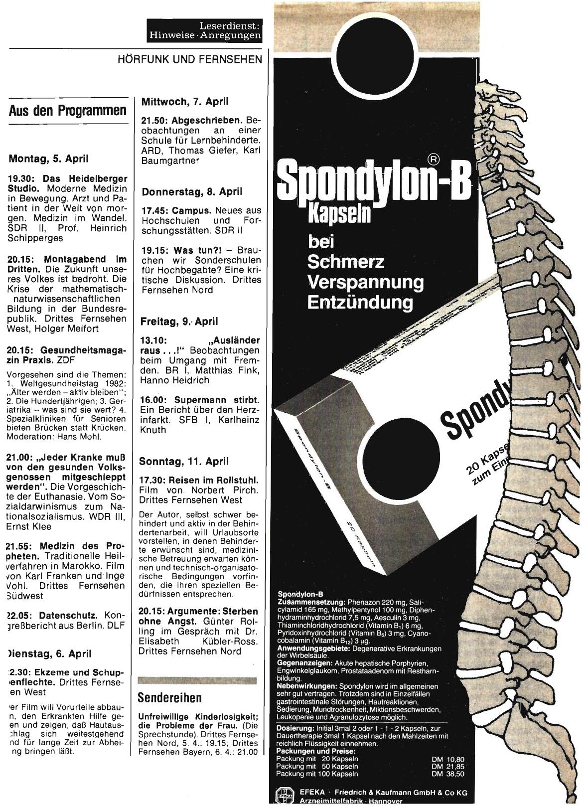 Vorschauseite 1: Aus den Programmen