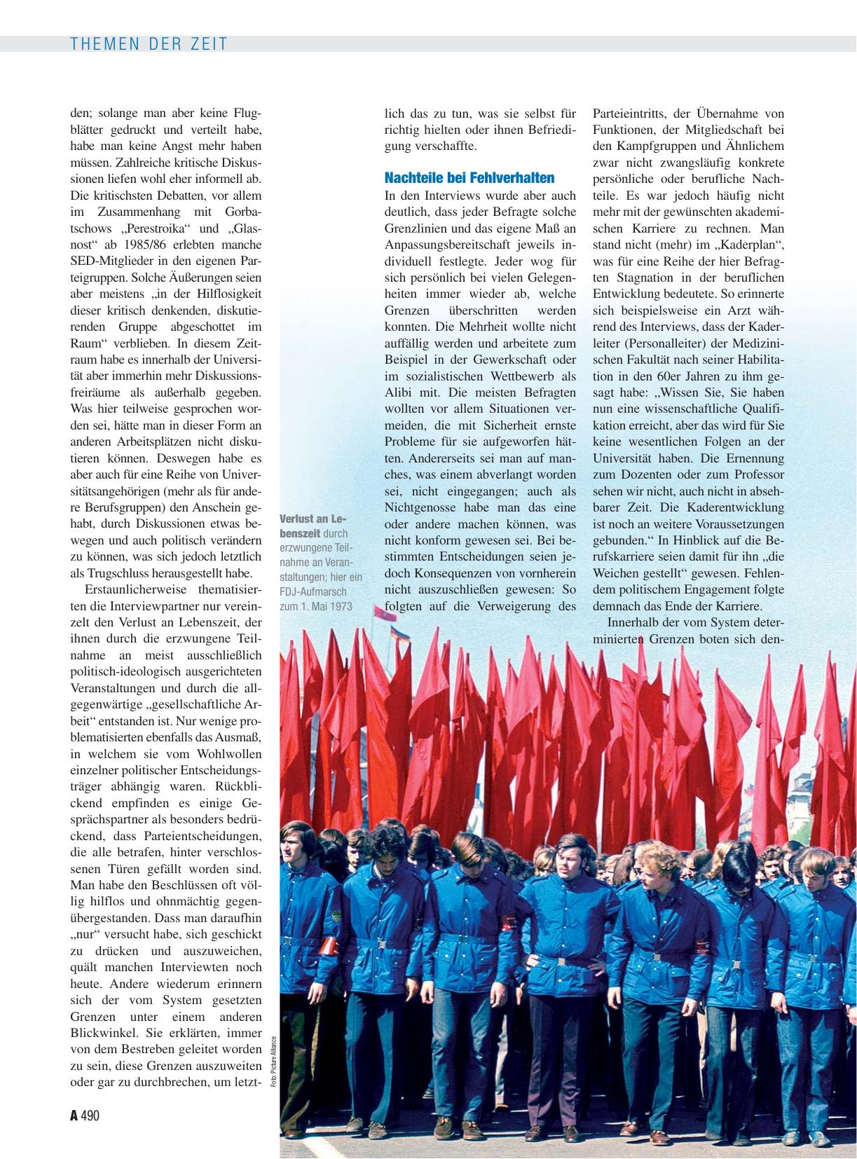 Vorschauseite 2: 1989/90 bis 2009/10: 20 Jahre deutsche Einheit – Kleine Handlungsspielräume