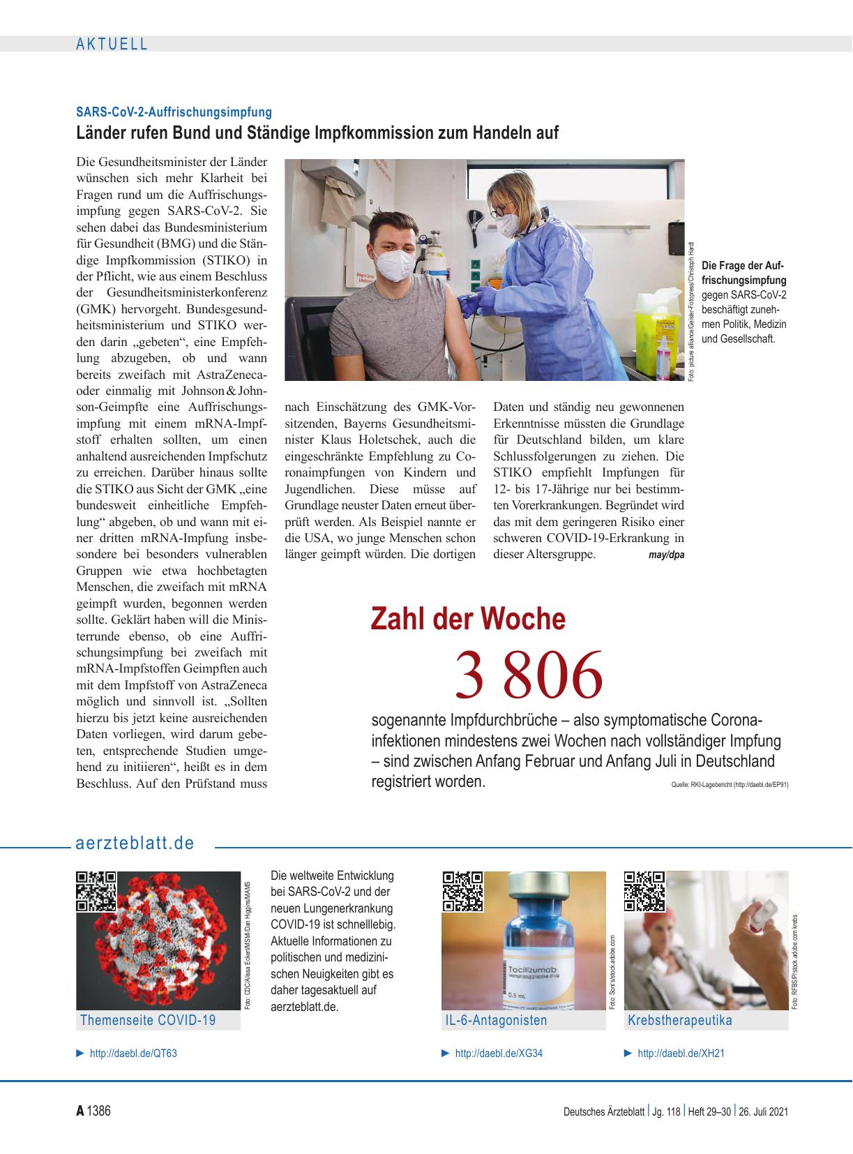 Vorschauseite 1: Zahl der Woche 3 806