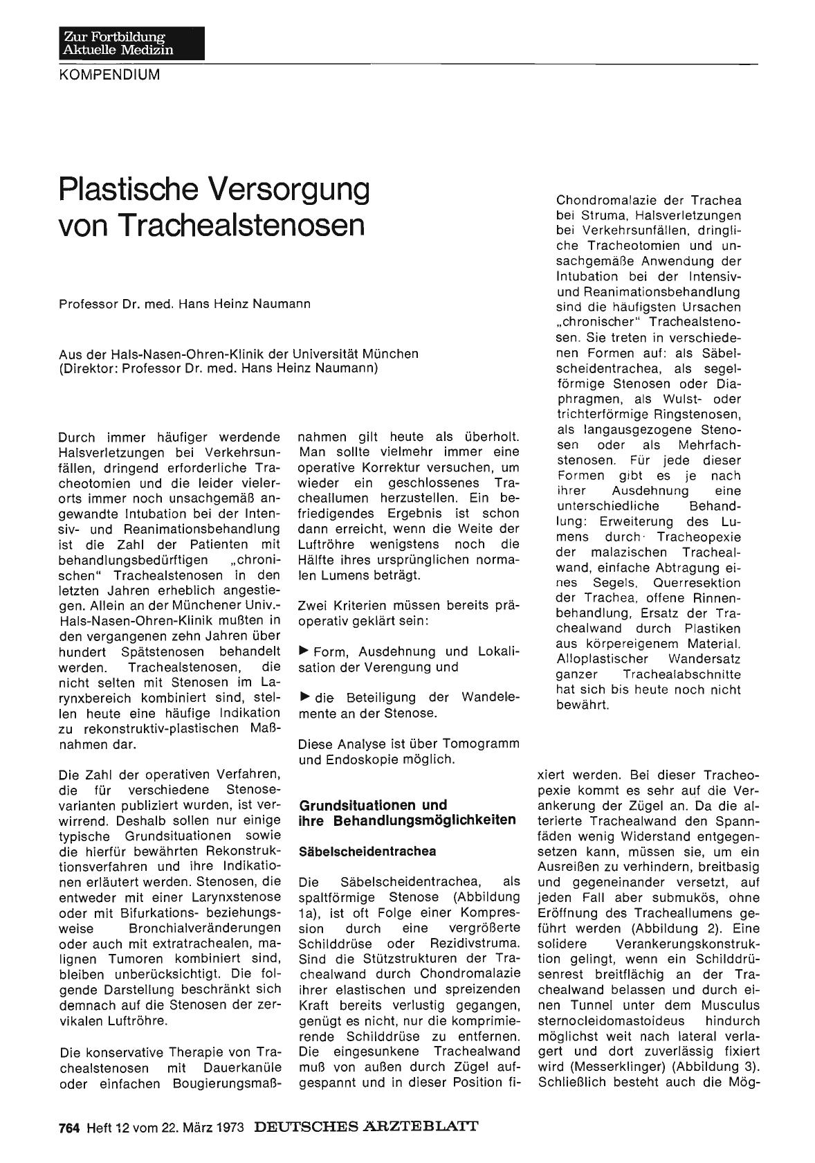Vorschauseite 1: Plastische Versorgung von Trachealstenosen