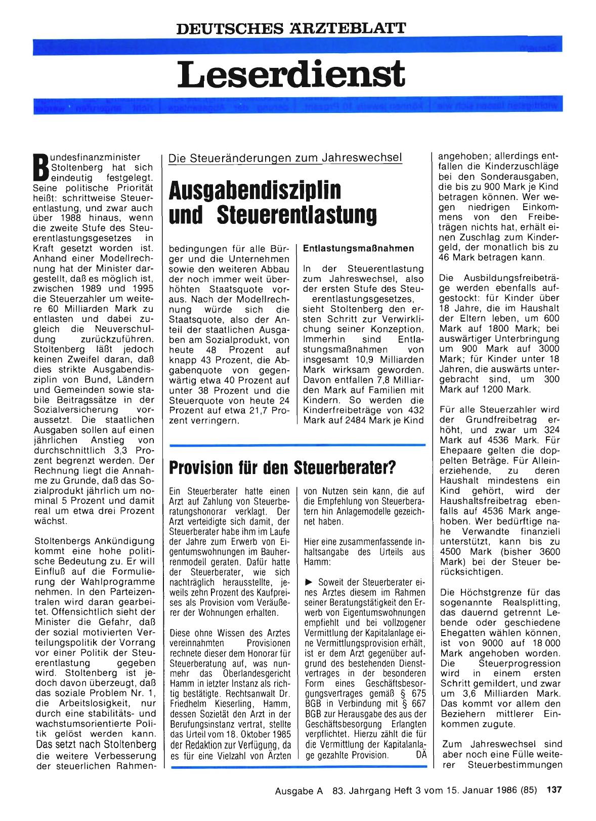Vorschauseite 1: Provision für den Steuerberater?
