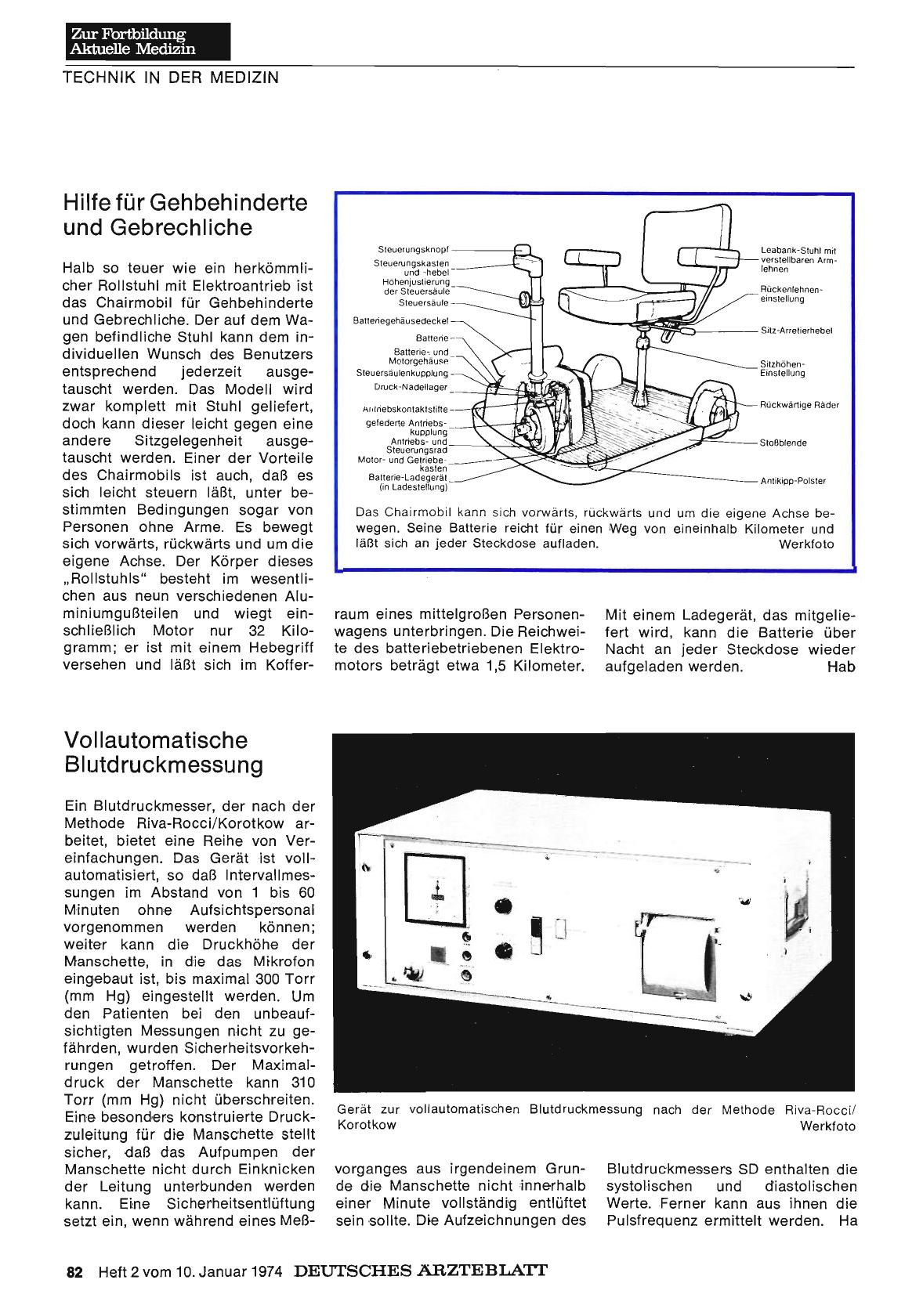 Vorschauseite 1: Vollautomatische Blutdruckmessung