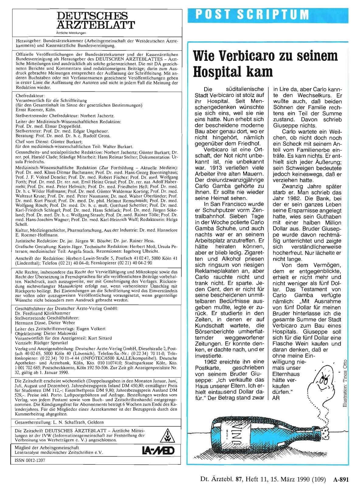 Vorschauseite 1: Wie Verbicaro zu seinem Hospital kam