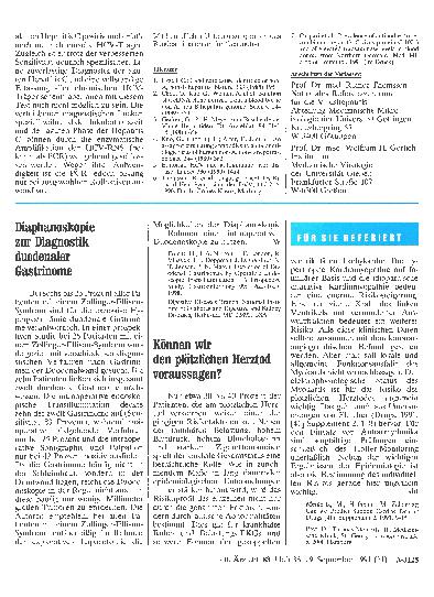 Vorschauseite 1: Diaphanoskopie zur Diagnostik duodenaler Gastrinome
