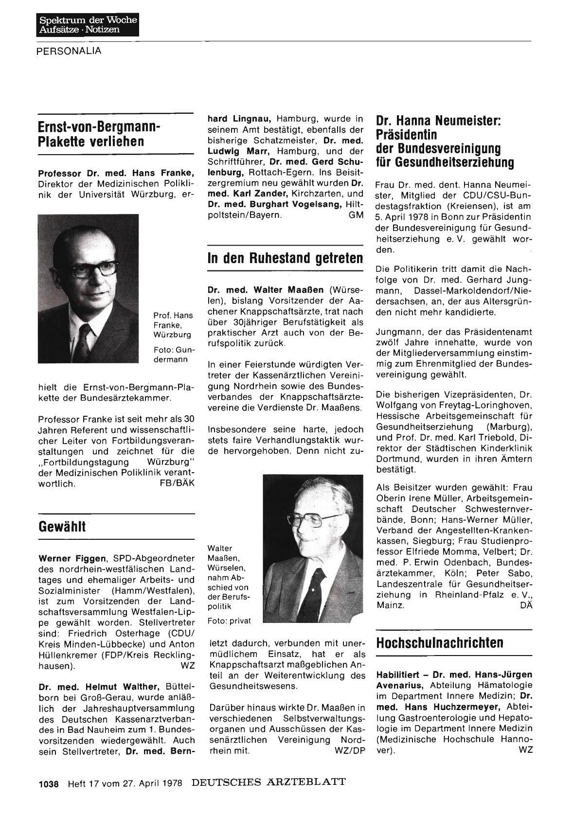 Vorschauseite 1: Gewählt