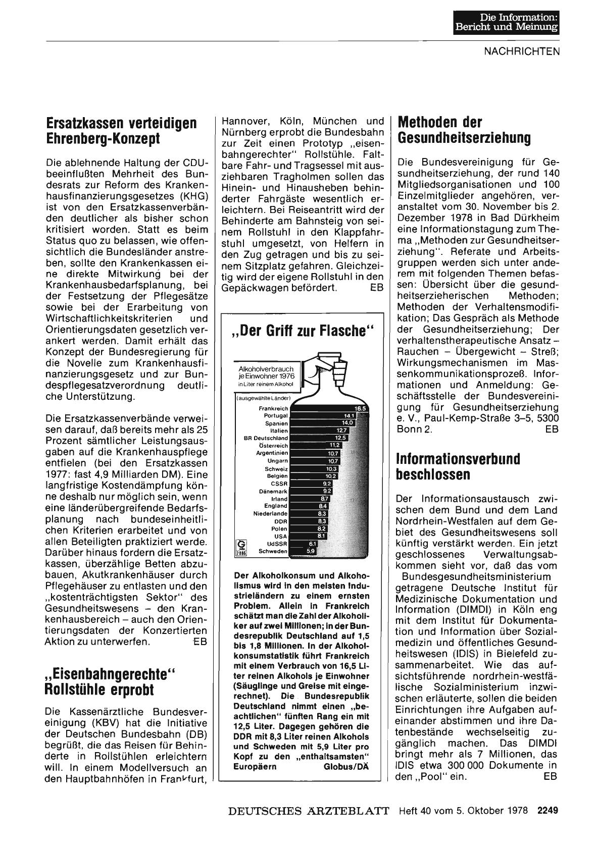 Vorschauseite 1: „Der Griff zur Flasche“
