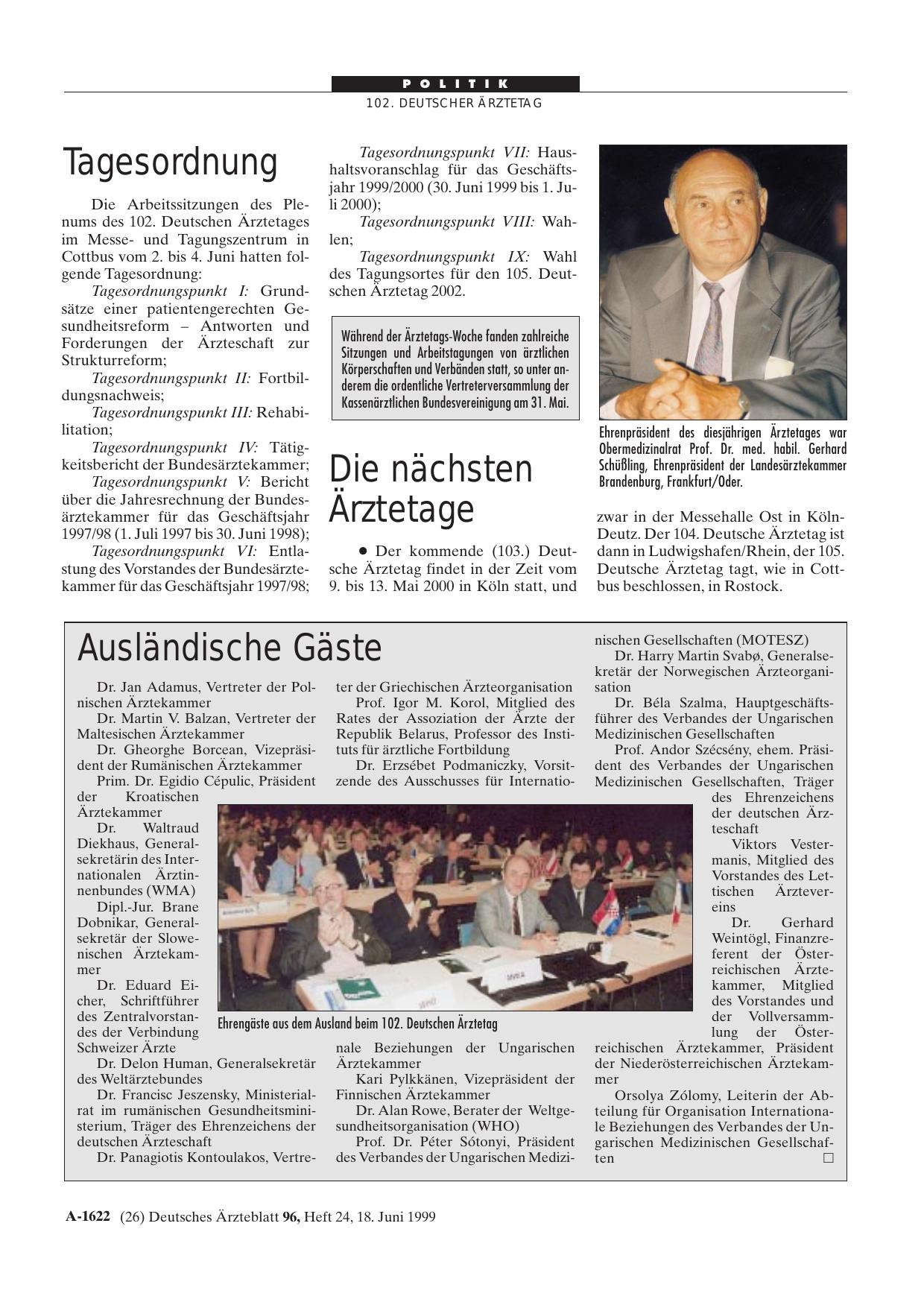 Vorschauseite 1: Ausländische Gäste