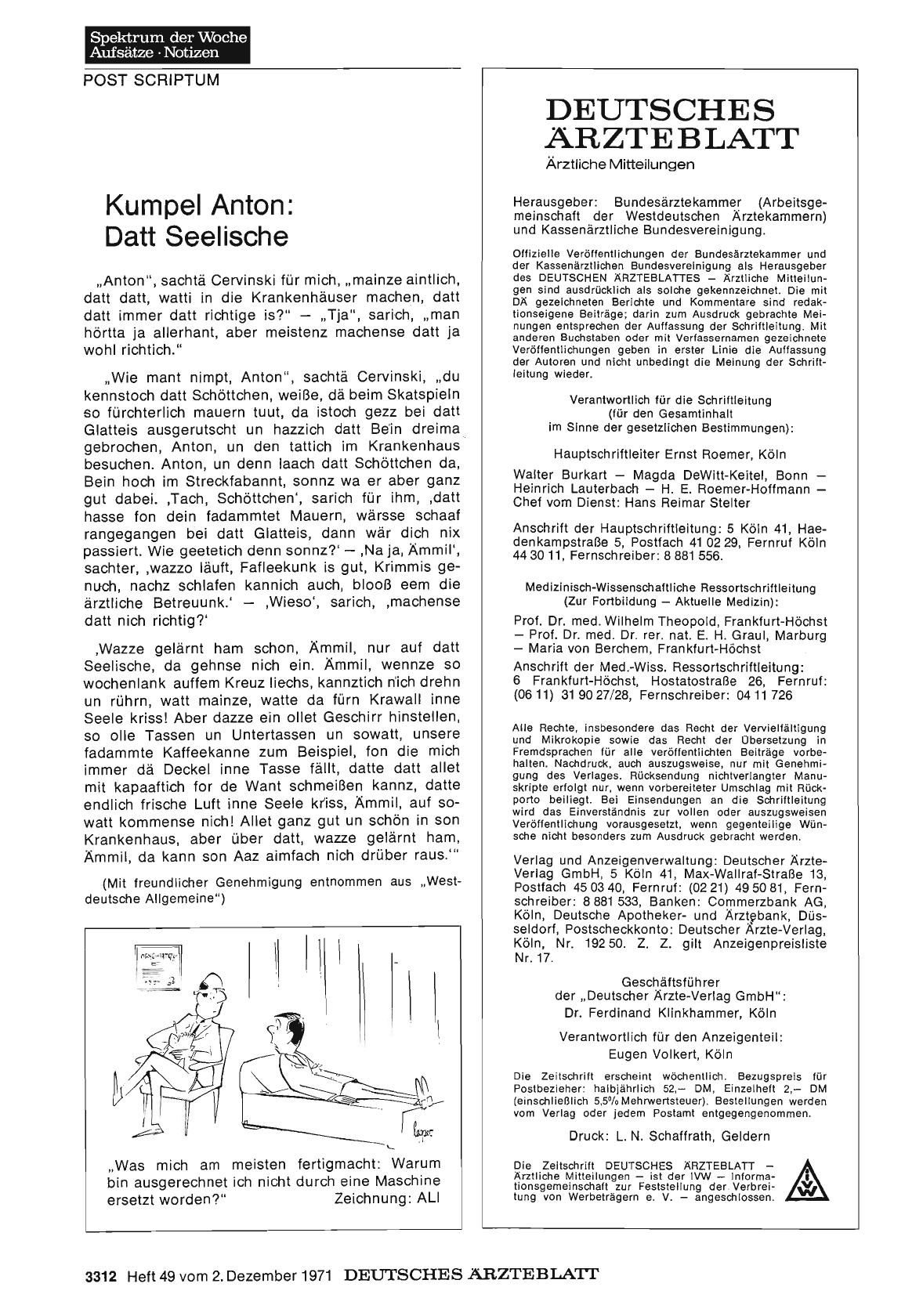 Vorschauseite 1: Kumpel Anton: Datt Seelische