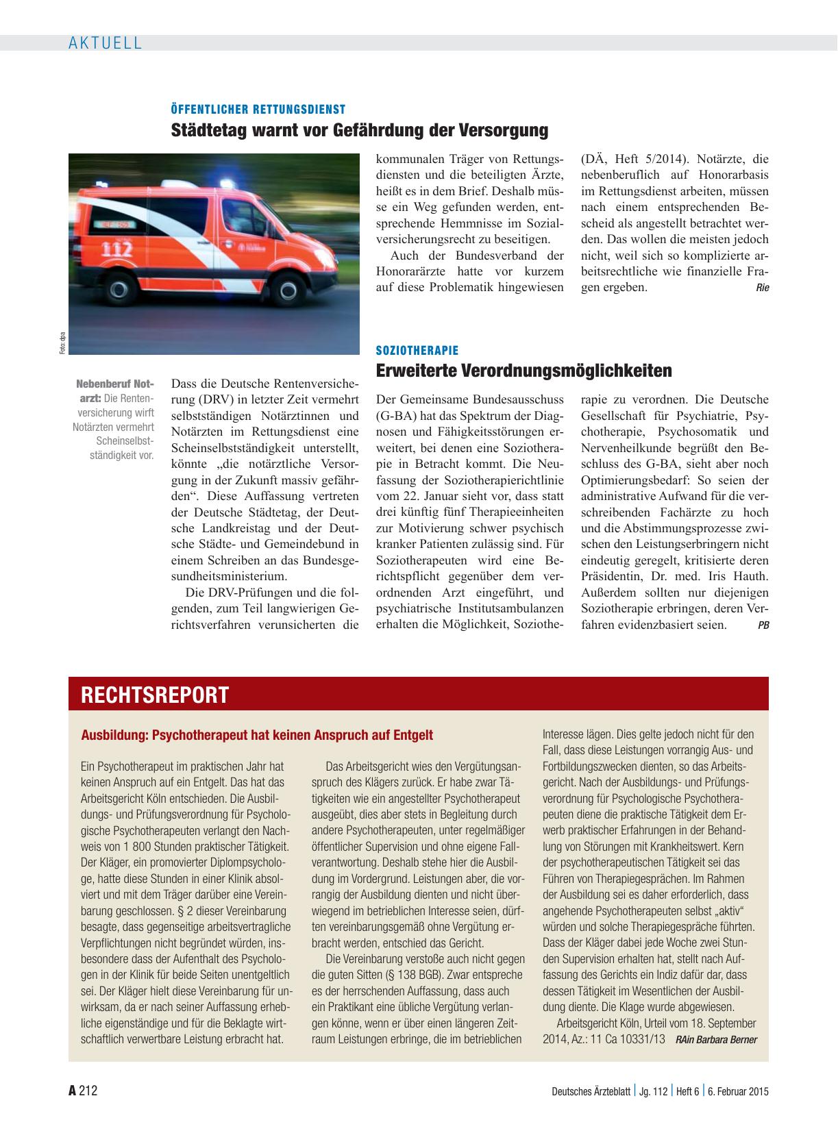 Vorschauseite 1: Soziotherapie: Erweiterte Verordnungsmöglichkeiten
