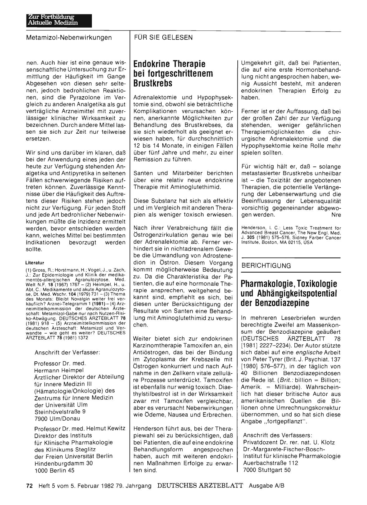 Vorschauseite 1: Endokrine Therapie bei fortgeschrittenem Brustkrebs