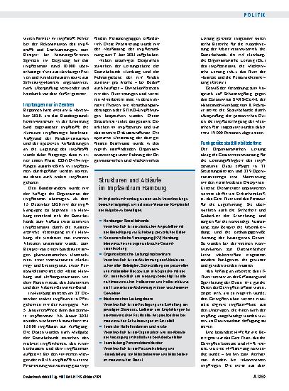 Vorschauseite 2: COVID-19-Pandemie: Deutschlands größtes Impfzentrum