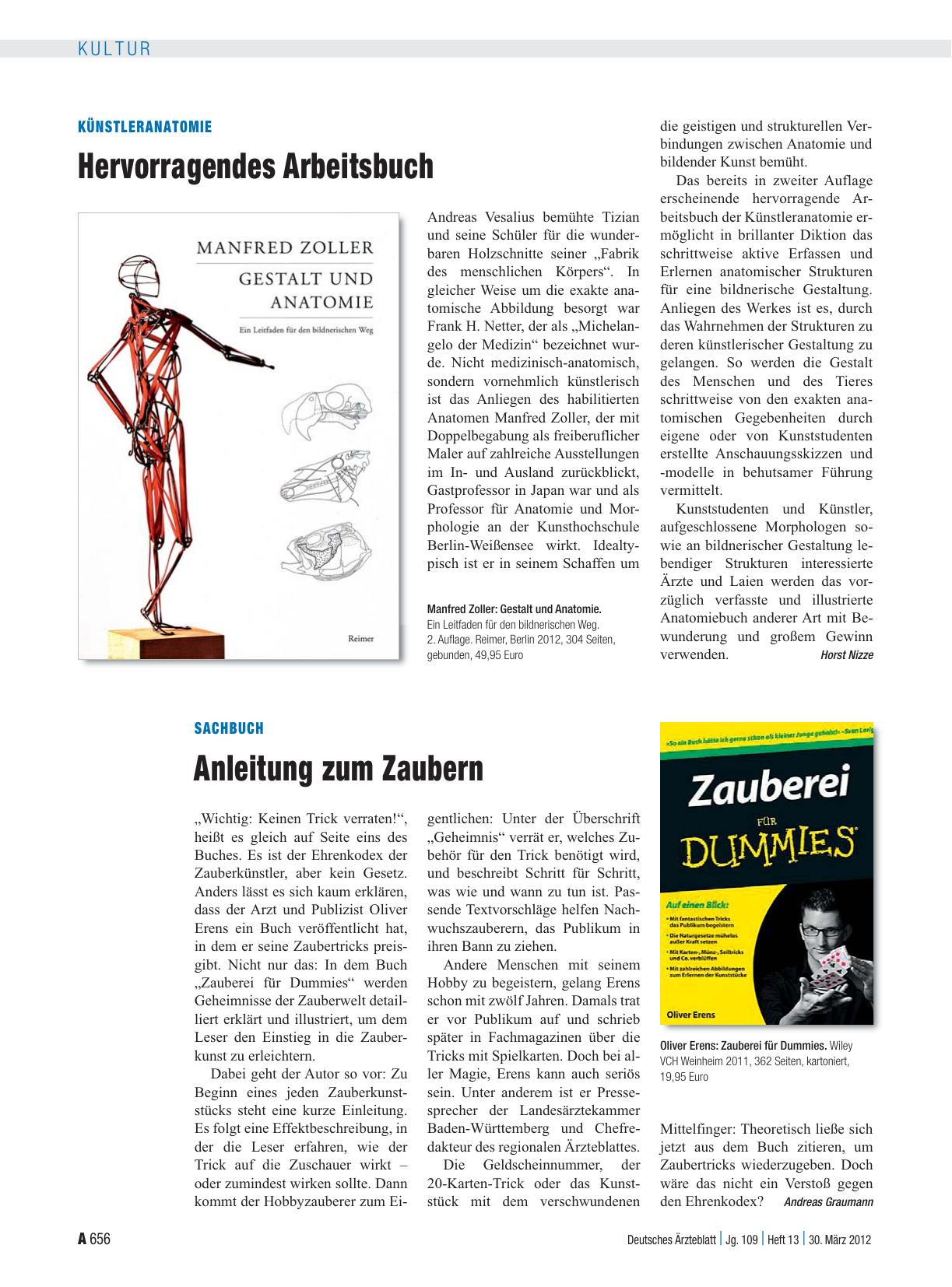 Vorschauseite 1: Künstleranatomie: Hervorragendes Arbeitsbuch